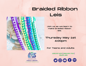 Braided Ribbon Leis